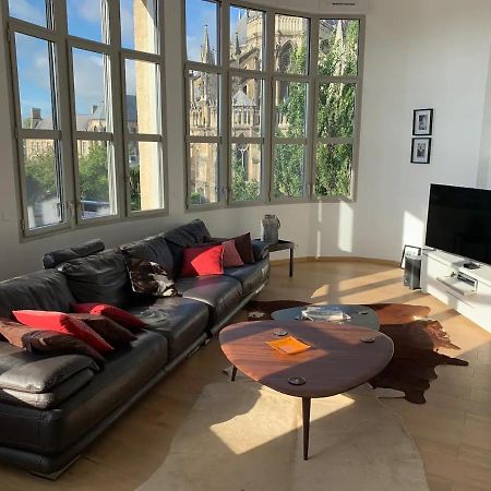 兰斯Loft Des Sacres - Vue Unique Sur La Cathedrale公寓 外观 照片