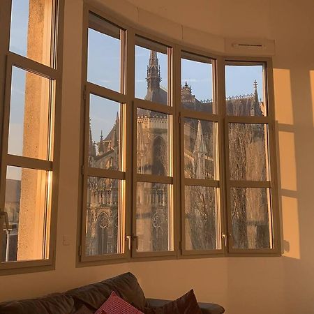 兰斯Loft Des Sacres - Vue Unique Sur La Cathedrale公寓 外观 照片